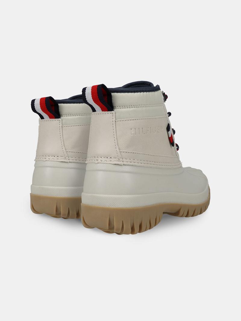 Lány Tommy Hilfiger Big Duck Boot Tornacipő Fehér | HU 1989XYU